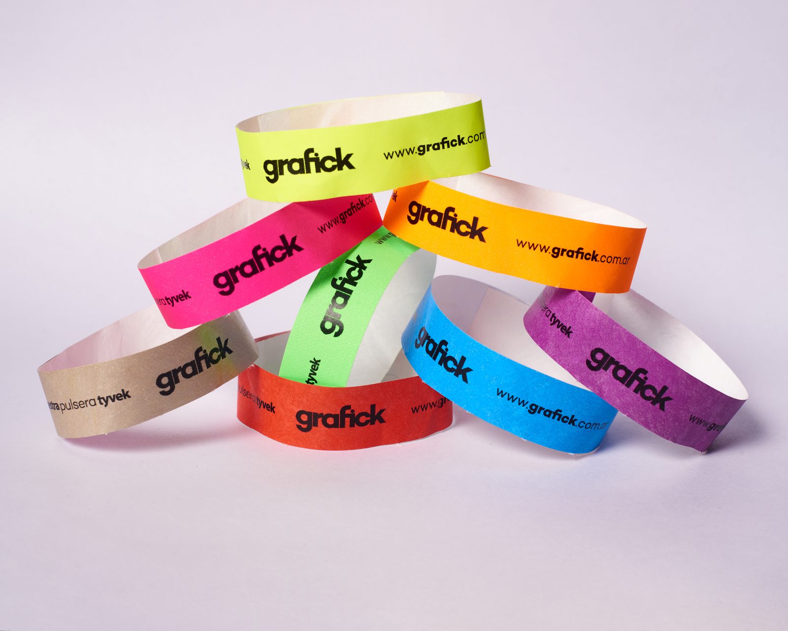 Pulseras Tyvek